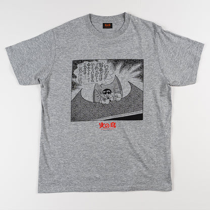 ML火の鳥Tシャツ　戦争だけはごめんだ　GRAY